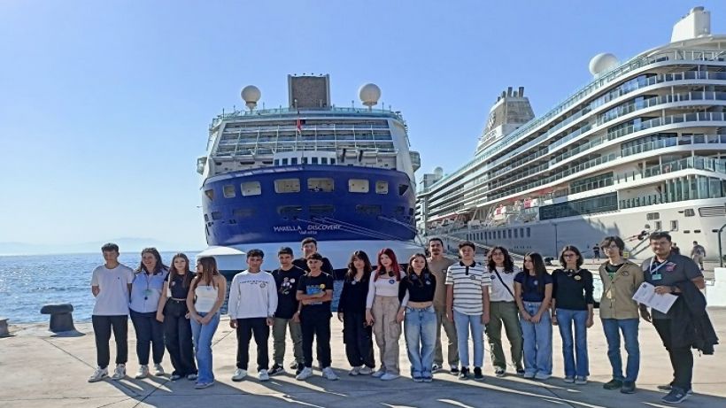 Bodrum Cruise Port’tan gençlere denizcilik ve çevre eğitimi