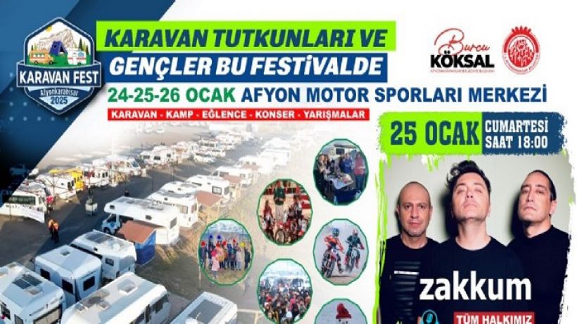 KARAVAN FEST 2025 Afyon'a başlıyor