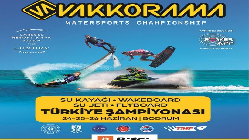 Türkiye Su Kayağı, Wakeboard, Su Jeti ve Flyboard Şampiyonası Caresse Bodrumda